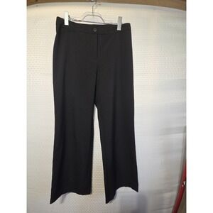 Marks & Spencer M&S Collection Women's Black Straight Leg Trousers Size 12 Long